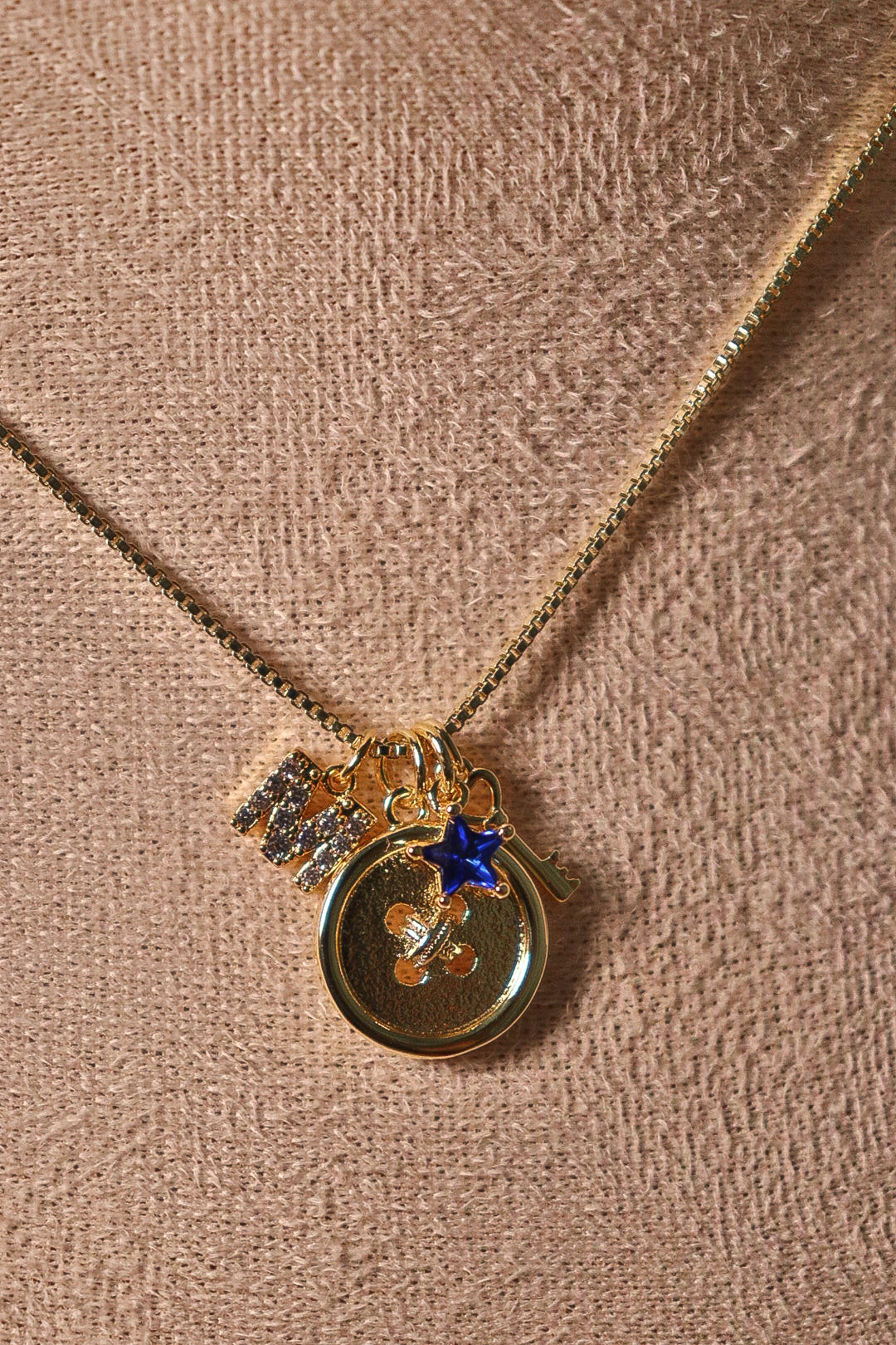 Custom Coraline Charm Necklace